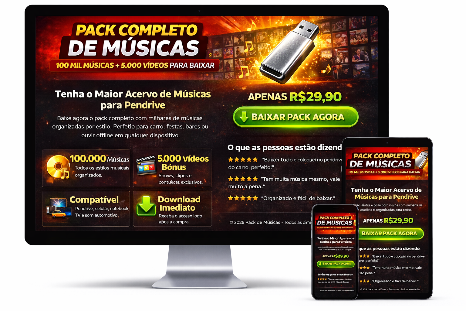 Pack Completo de Músicas